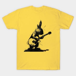 rabbit  play guitar T-Shirt